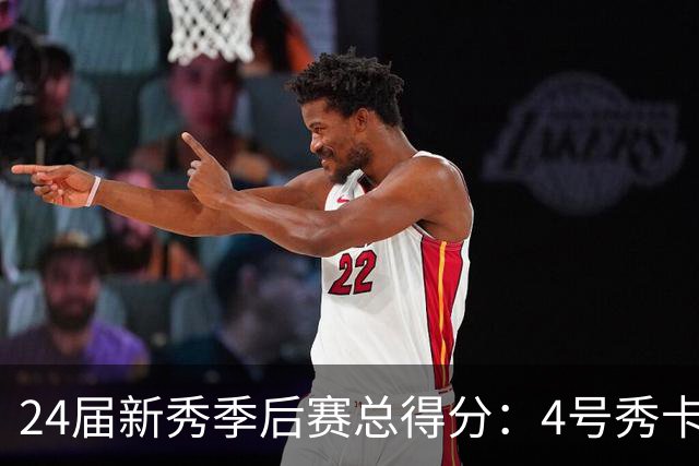 24届新秀季后赛总得分：4号秀卡斯尔412分断层领跑 探花谢泼德第7